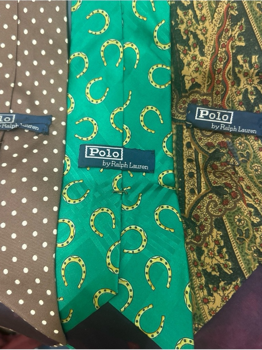 Polo by Ralph Lauren Vintage Men’s Set of 3 Ties